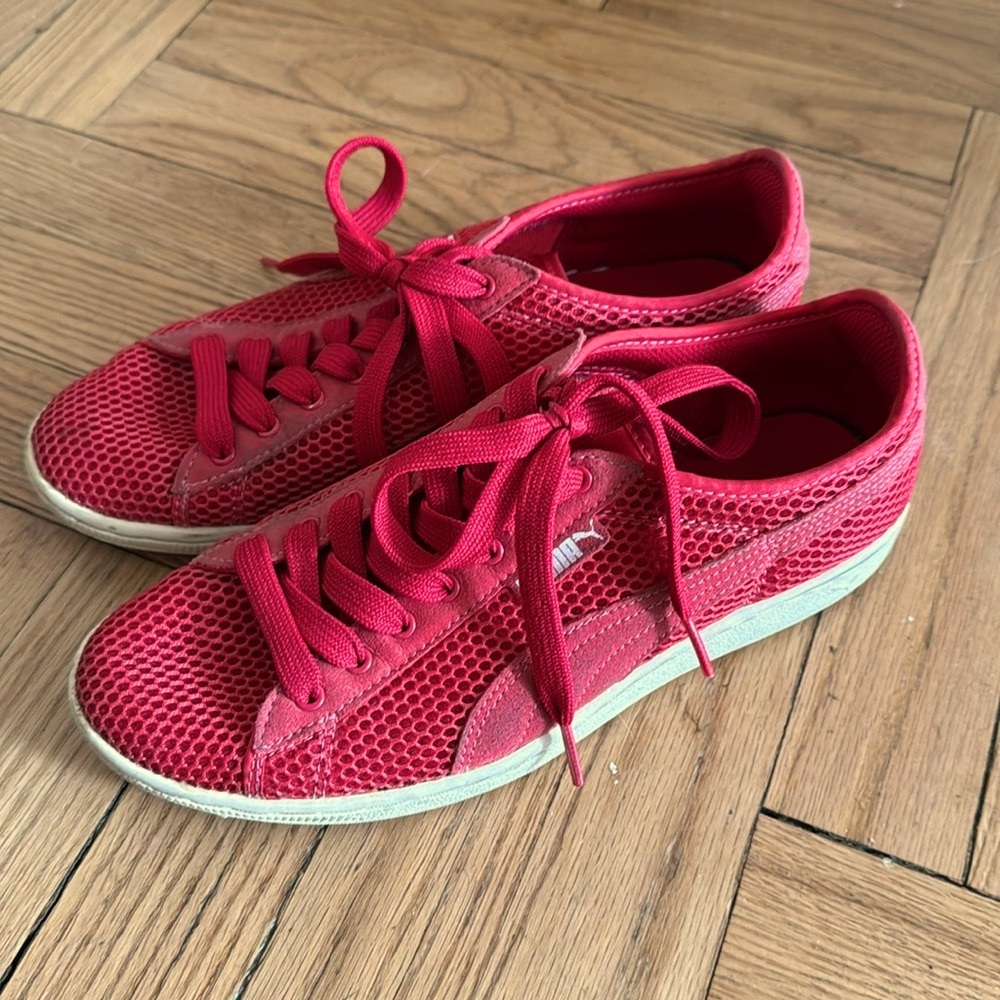 Puma Women's Red Sneakers - size 8